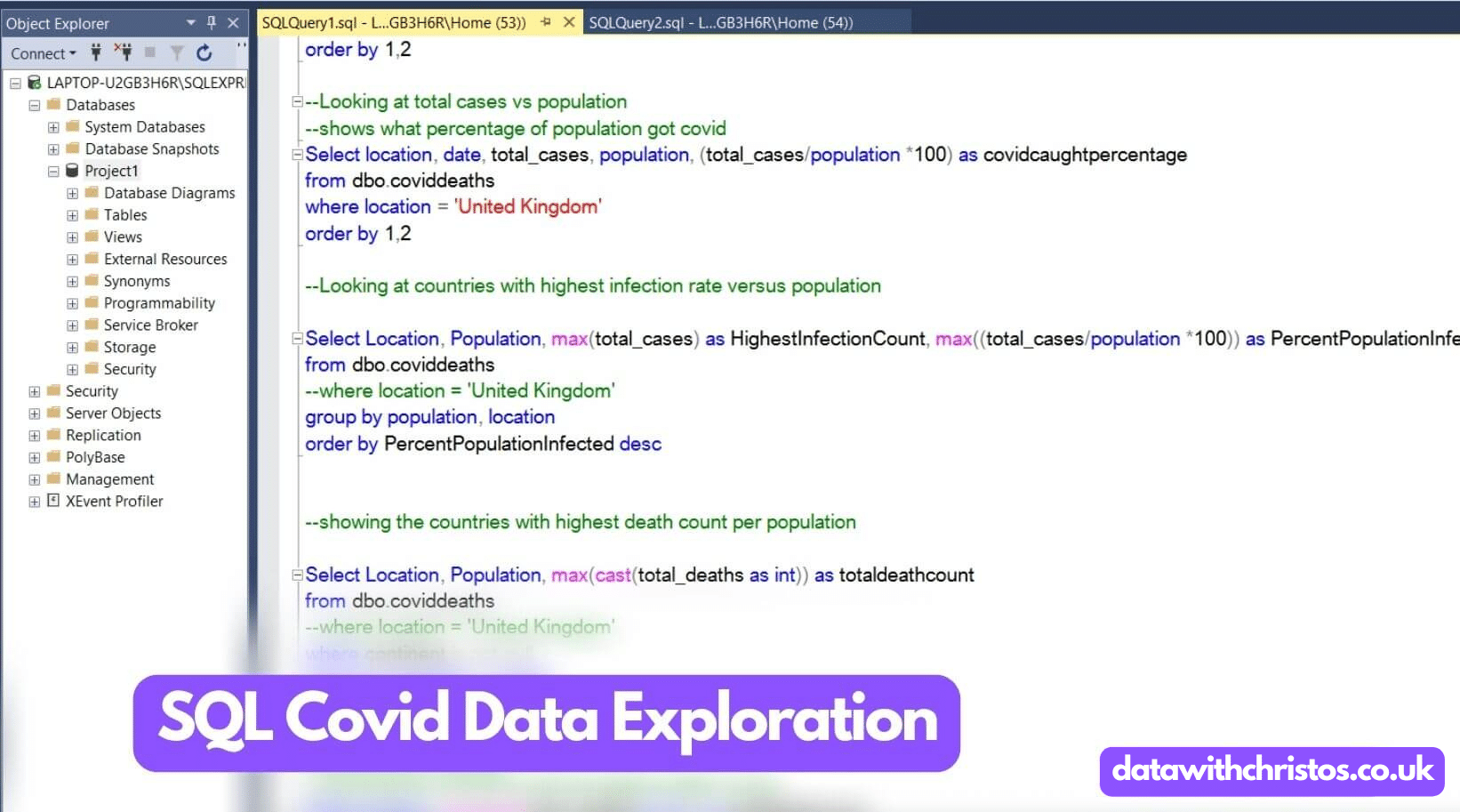 Covid Data Exploration